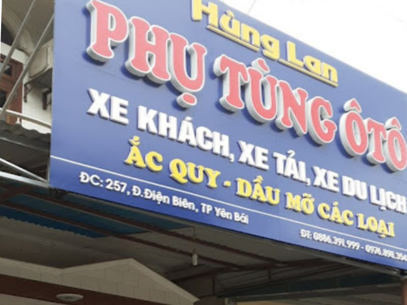 Cửa Hàng Phụ Tùng Ô Tô Hùng Lan