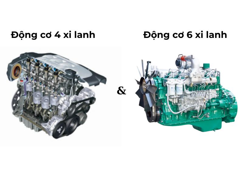 xi lanh là gì 6 So sánh động cơ 4 xi lanh và 6 xi lanh