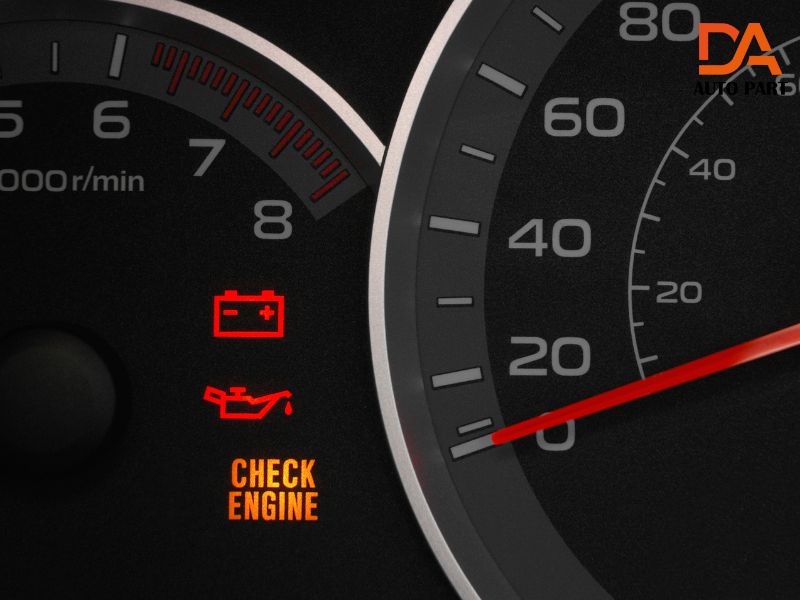 cảm biến lưu lượng khí nạp 5 Đèn Check Engine bật cảnh báo