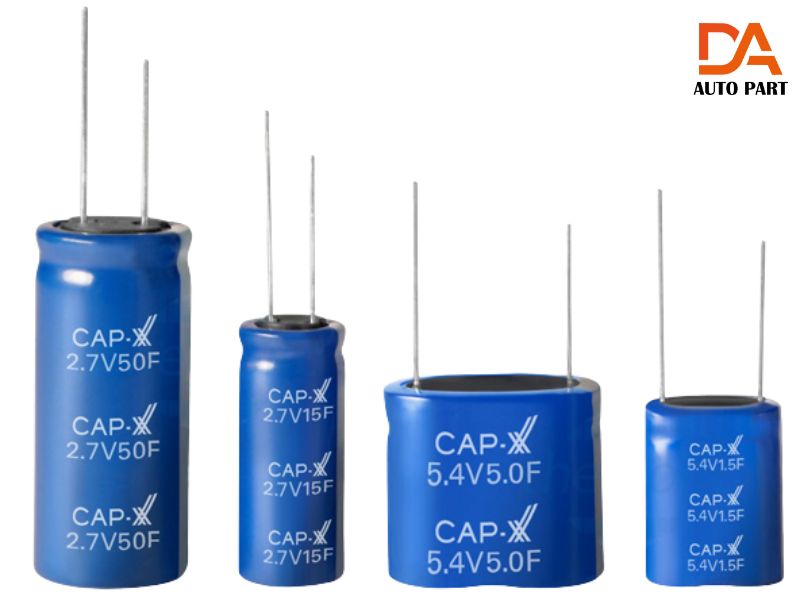siêu tụ điện 1 Siêu tụ điện được thiết kế với nhiều kích thước và kiểu dáng
