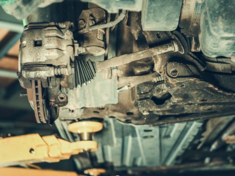 Mòn các bộ phận hệ thống treo và lái