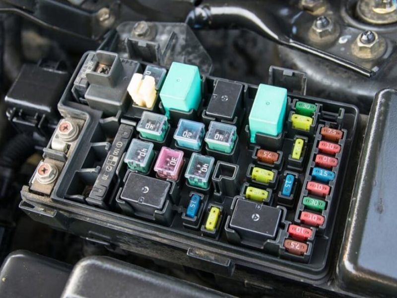hệ thống điện trên ô tô 5 Relay và cầu chì