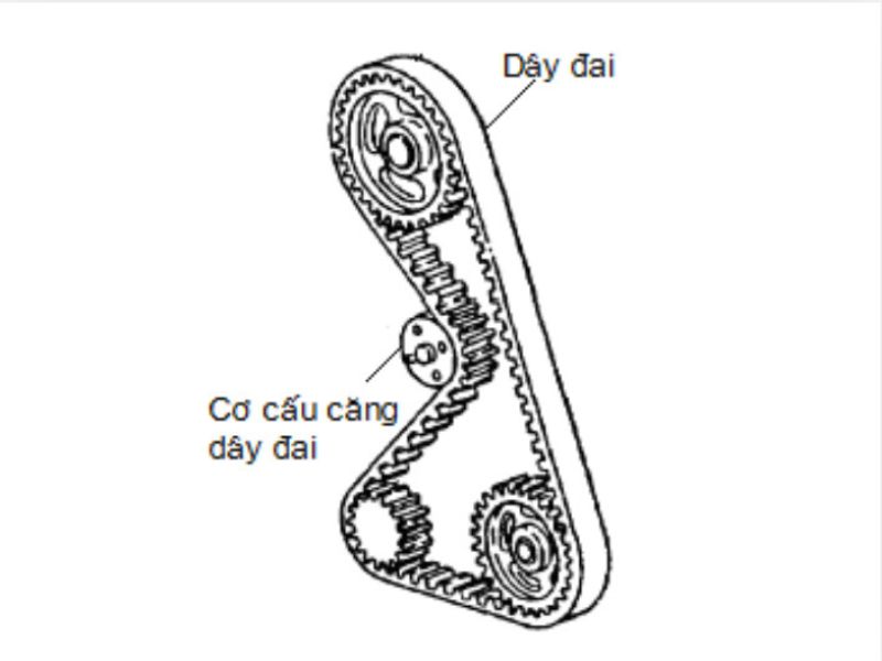 trục cam 6 Trục cam bằng dây đai cam