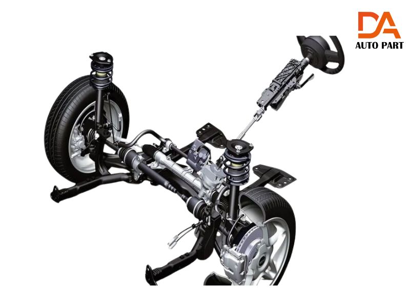 Dẫn động cầu trước giúp truyền động đến hai bánh xe trước