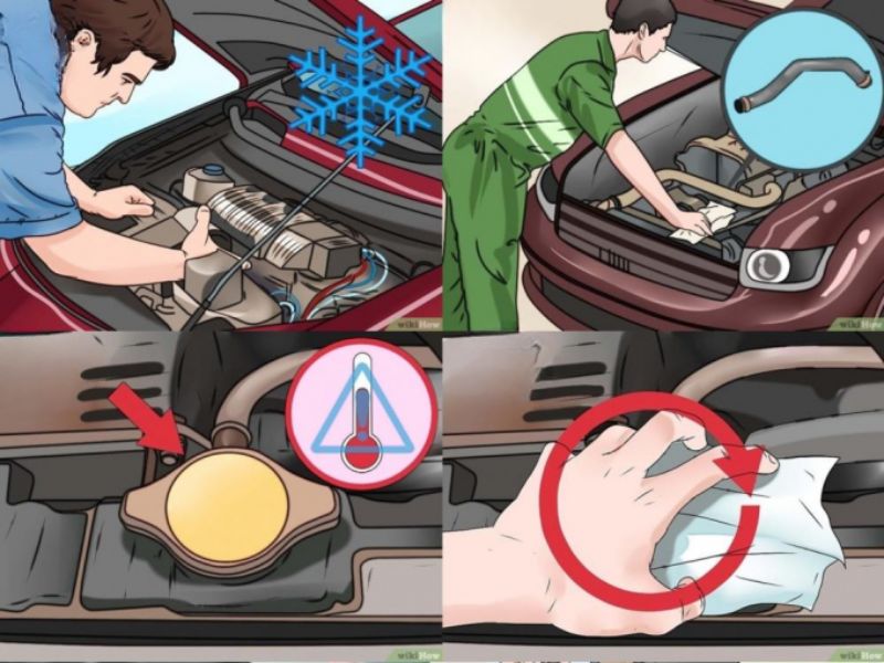 Những sai lầm khi kiểm tra nước làm mát ô tô