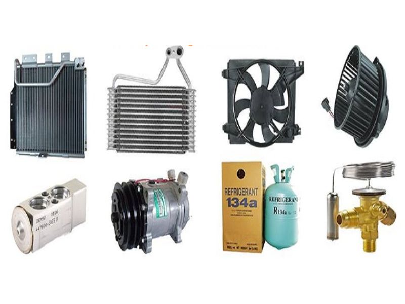 Phụ tùng thuộc hệ thống điều hòa trên xe