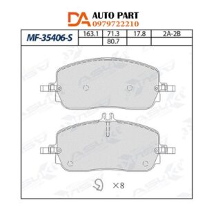 Má phanh trước tương thích với Mercedes-Benz GLC có mã A0004200204