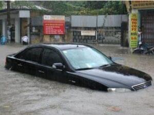 Xe bị ngập nước