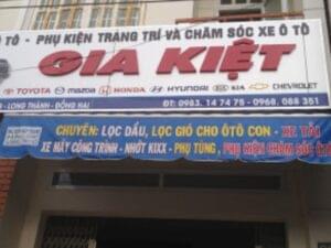 Phụ tùng ô tô Gia Kiệt
