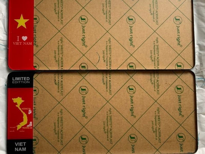 phụ tùng đức anh 122 Ép biển số ô tô