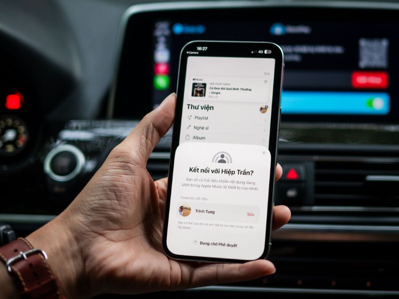 Chia sẻ quyền phát nhạc với hành khách thông qua tính năng Share Play