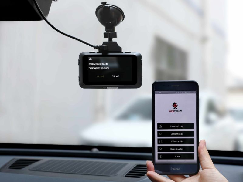 Cách kết nối camera hành trình với điện thoại