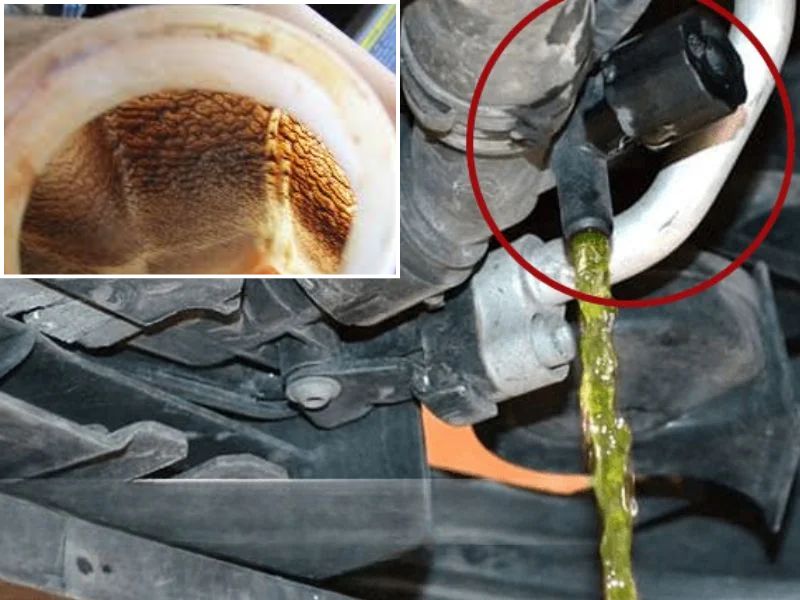 Nếu bạn thấy nước chuyển sang màu nâu, vàng, hoặc có vẻ đục, cho thấy nước làm mát cần được thay thế