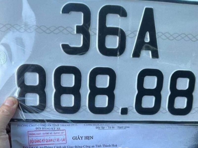 Biển số đẹp là dãy số gắn liền với ý nghĩa phong thủy và may mắn