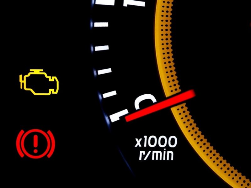 Khi đèn cảnh báo phanh sáng báo hiệu má phanh cần được kiểm tra và thay mới