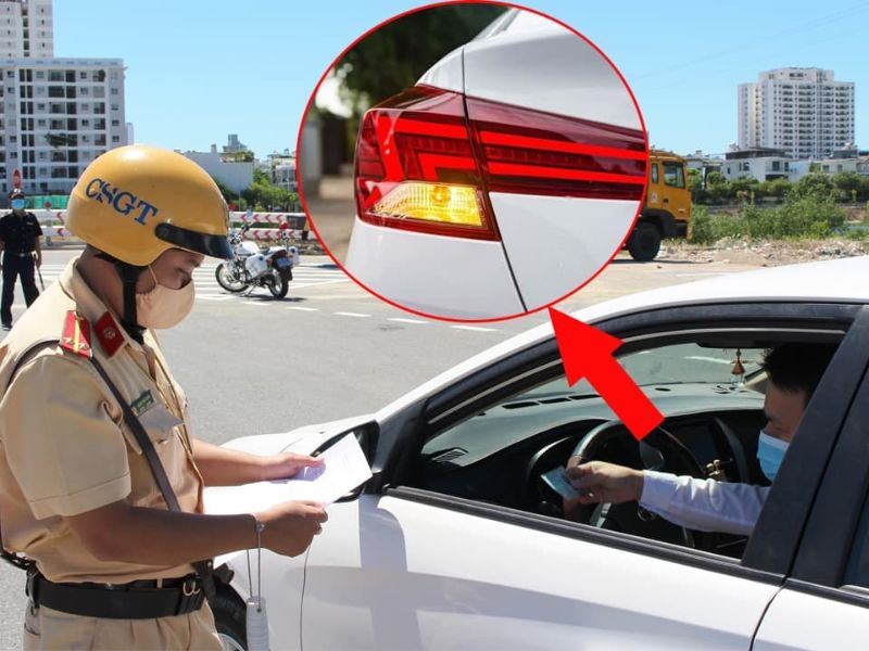 Không bật xi nhan là một trong những lỗi giao thông dễ bị xử phạt nhất
