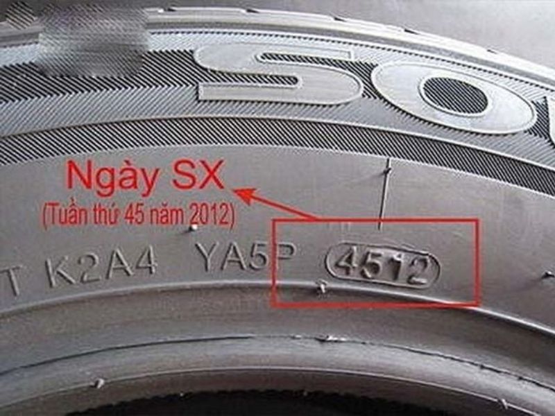Một chiếc lốp thường có hạn sử dụng trung bình từ 5–6 năm kể từ ngày sản xuất