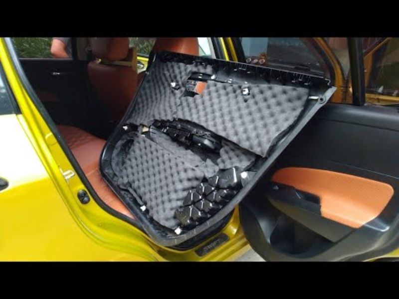 Cách âm bằng mút tiêu âm cho ô tô