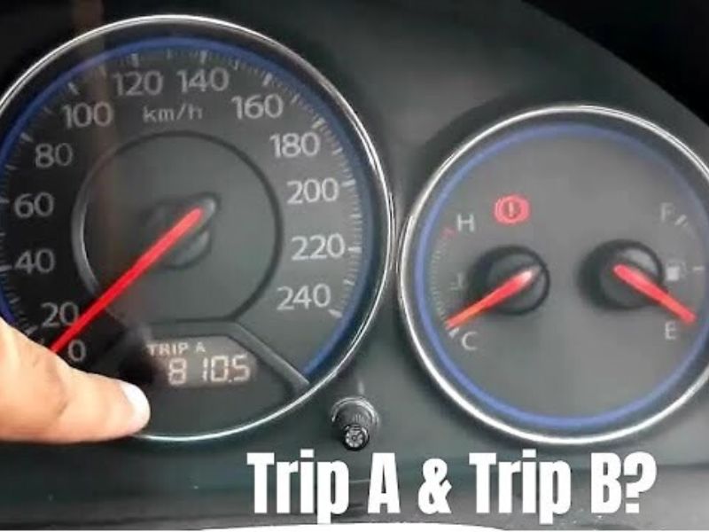 Cách reset km hành trình (TRIP)