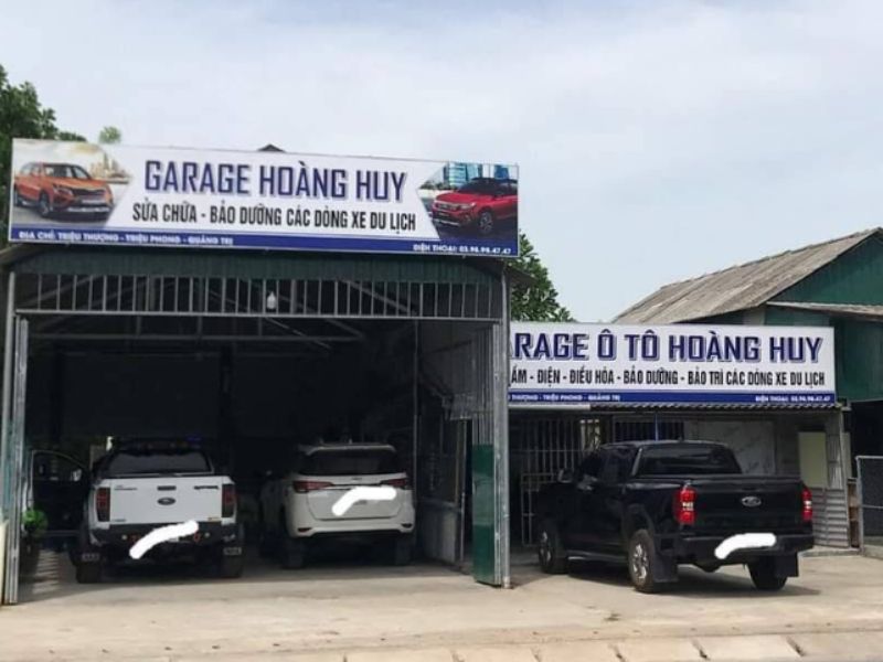Garage ô tô Hoàng Huy