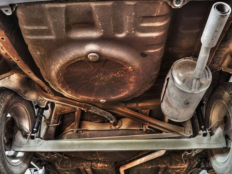 Gỉ sét hệ thống treo và khung gầm