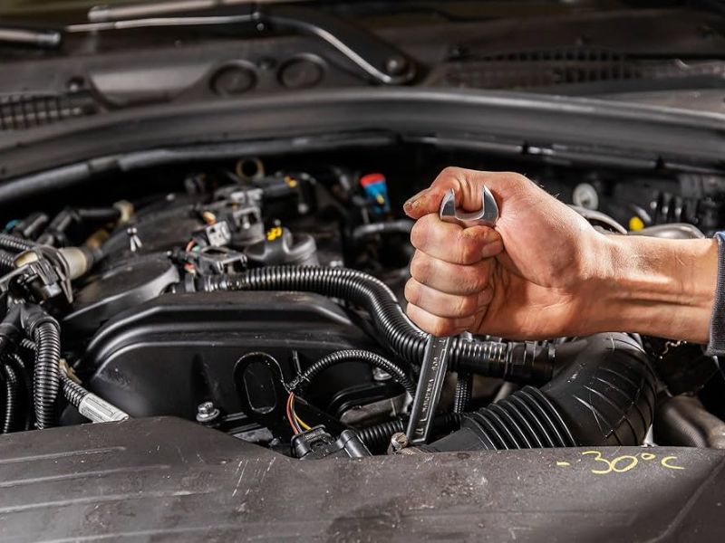 Tháo bugi để kiểm tra buồng đốt có bị đốt không