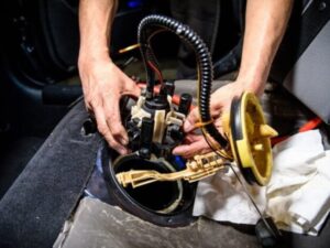 bơm xăng bị hỏng do ngập nước