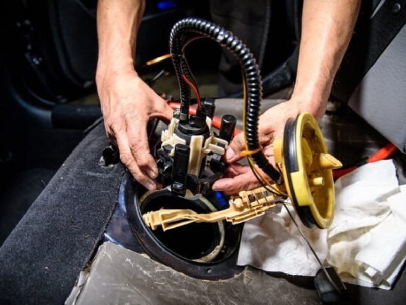 bơm xăng bị hỏng do ngập nước