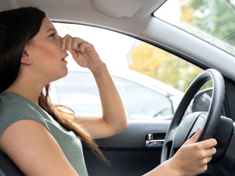 Xe có mùi xăng sống bất thường