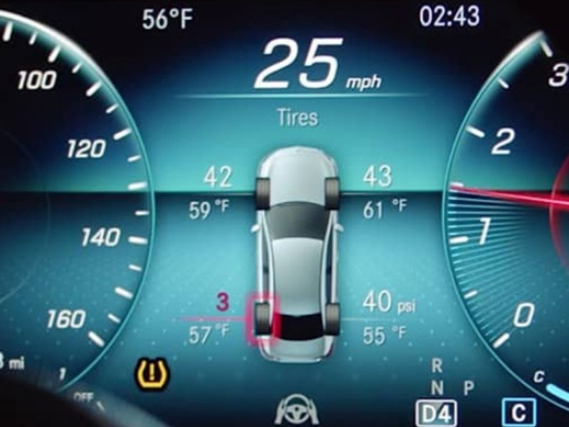 Đặc điểm nổi bật của cảm biến áp suất lốp Mercedes