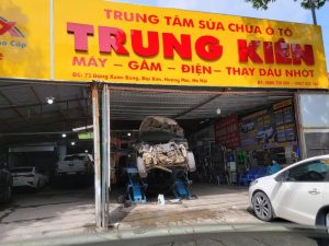 Gara Trung Kiên - địa chỉ thay giảm xóc sau khi ngập nước tại Hà Nội