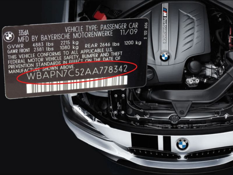 Gửi mã VIN trước khi làm xe để biết trước chi phí