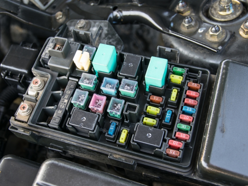 Hộp cầu chì bị nước vào