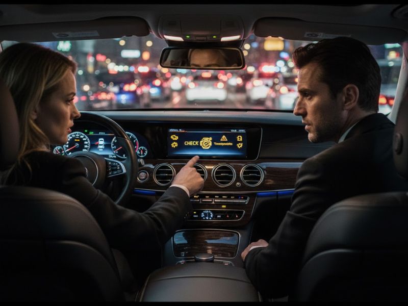 Kiểm tra các đèn cảnh báo liên quan đến truyền động