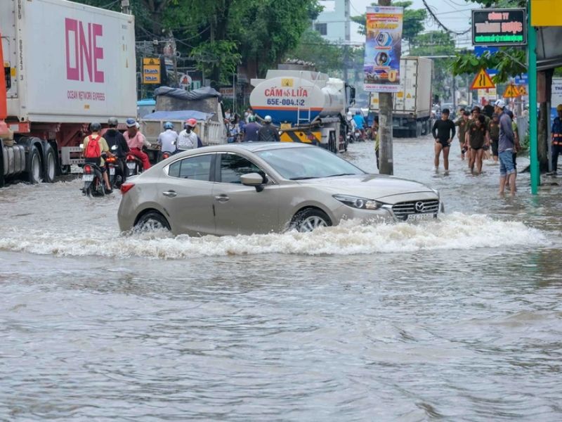 Mực nước ngập cao hay thấp