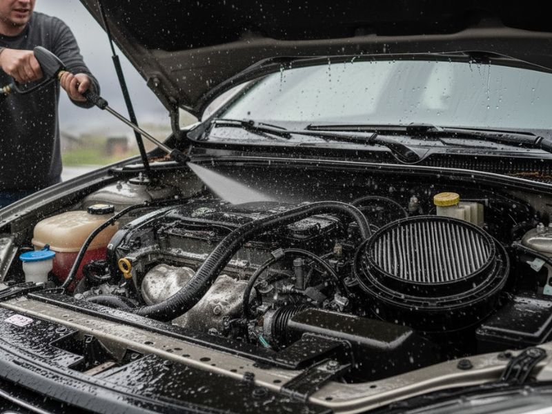 Ống dẫn nước hoặc lắp hộp gió của ô tô bị hở