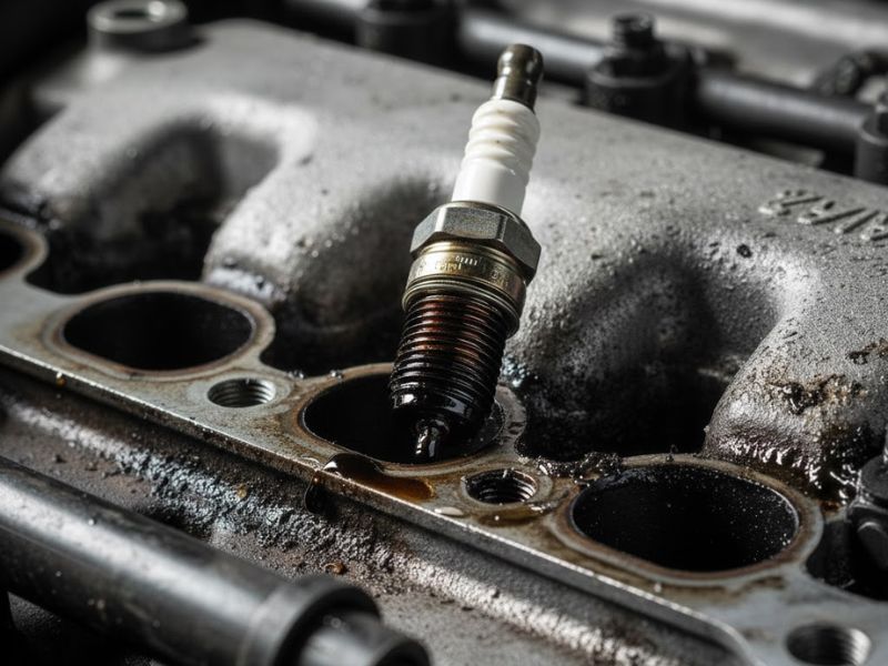 Rò rit dầu trong buồng đốt