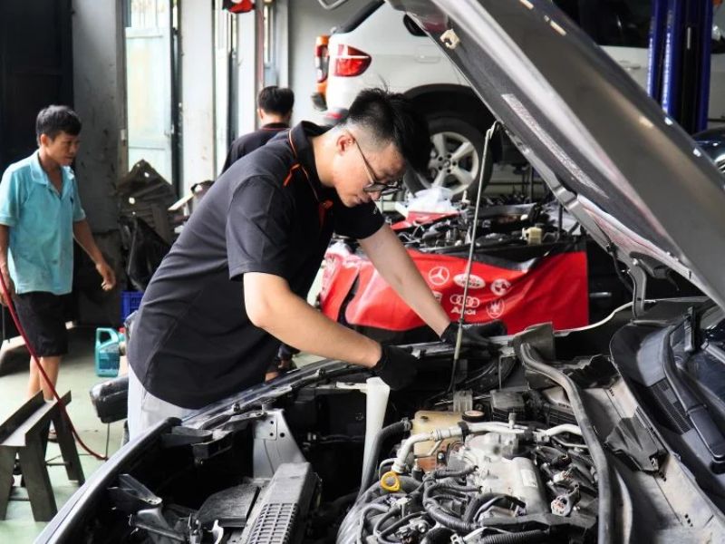 Bảo dưỡng A3 Mercedes tại Phụ Tùng Đức Anh