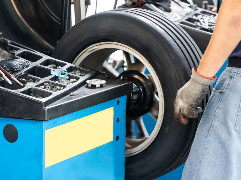 Cân bằng động lốp ô tô: Dấu hiệu cần làm, lợi ích và chi phí 2026 3 Cân bằng động lốp nên làm sau khi đảo lốp hoặc vá lốp