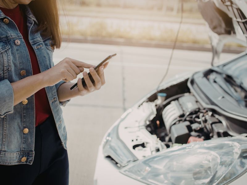 Hộp số nóng, có mùi khét bất thường