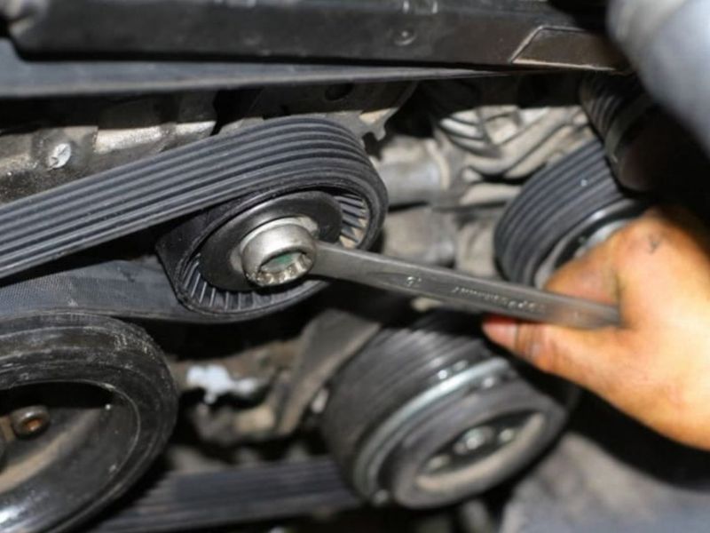 Dây curoa bị trùng sau thời gian dài sử dụng