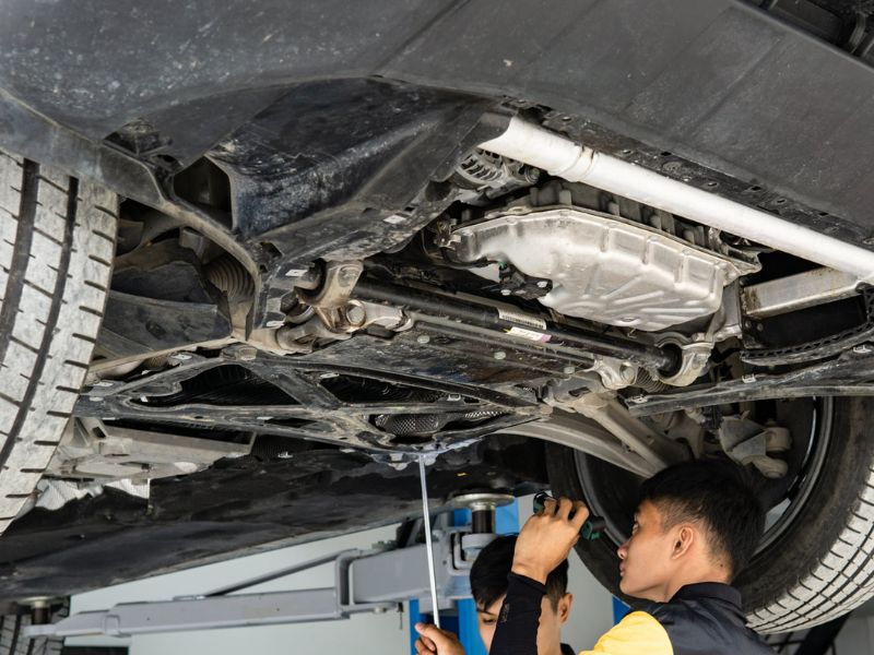 Nguyên nhân đánh hết lái cảm giác căng tay và cách xử lý 5 Kiểm tra cả hệ thống truyền động