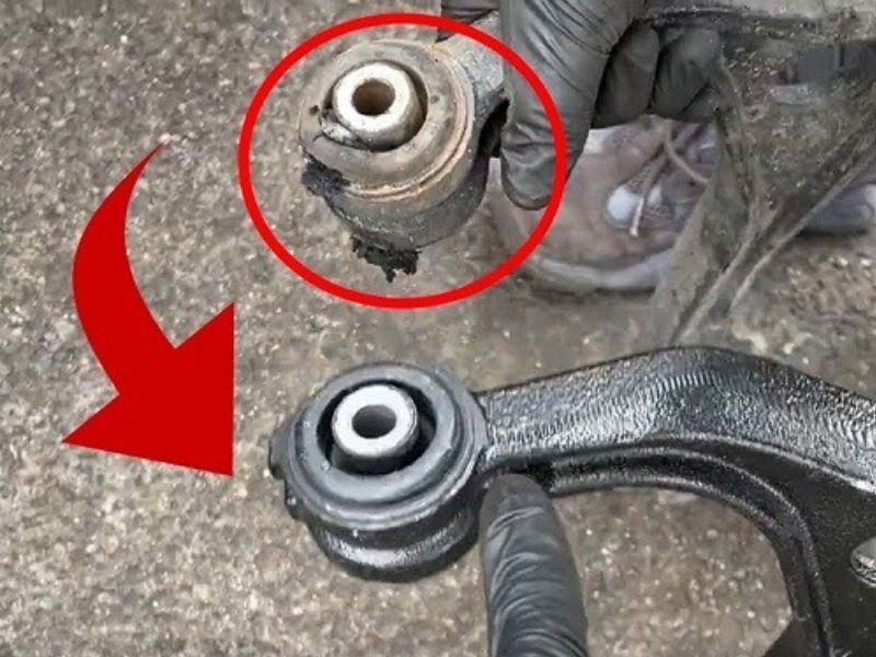 Kiểm tra cao su càng A và thay mới