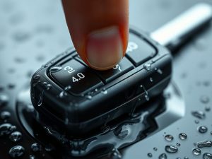 chìa khoá ô tô bị ngâm nước