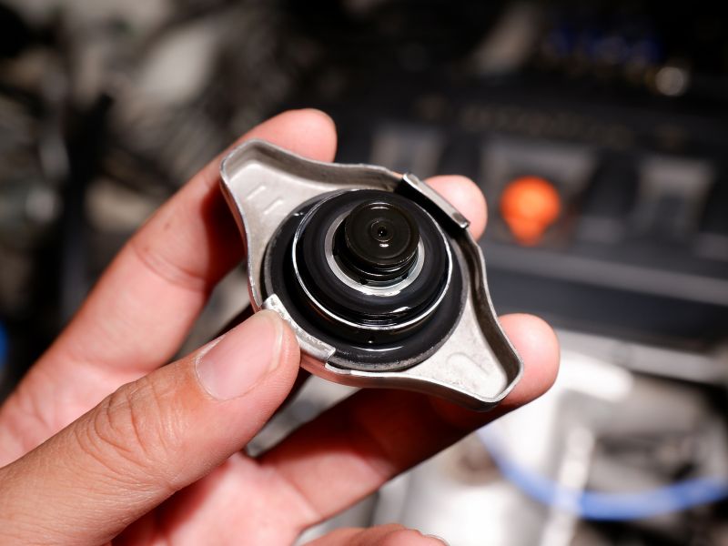 Nắp két nước bị lỗi khiến áp suất bị rò rỉ