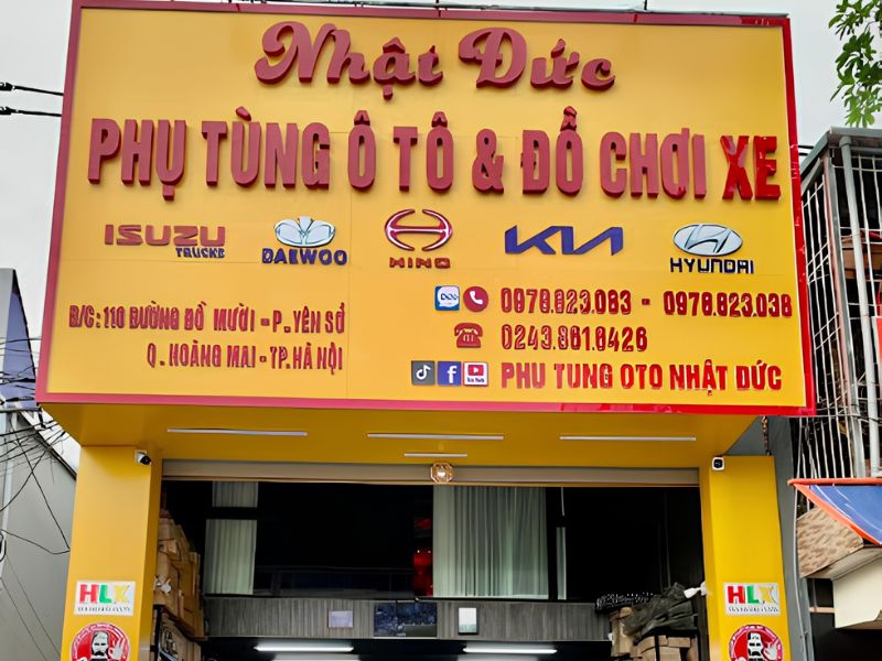 Top 10 địa điểm phụ tùng ô tô Hoàng Mai uy tín 2026 4 Phụ Tùng Ô tô Nhật Đức