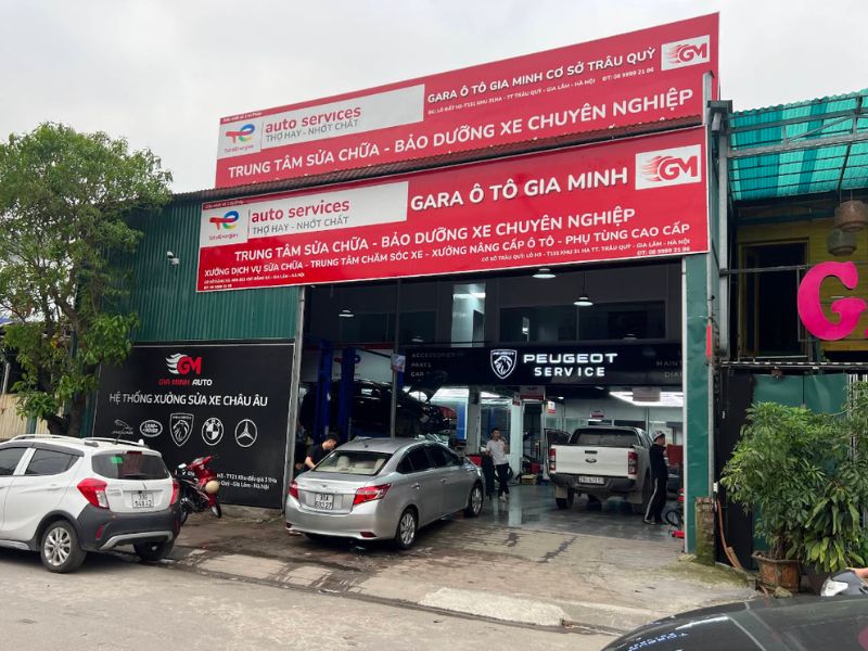 Gara ô tô Gia Minh Trâu Quỳ - Phụ tùng ô tô Gia Lâm uy tín