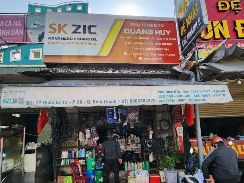 Cửa hàng phụ tùng ô tô Quang Huy .- Phụ tùng ô tô Bình Thạnh
