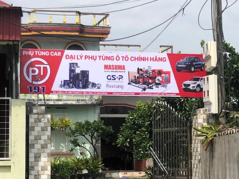 Top 5 địa chỉ phụ tùng ô tô Tiên Lãng giá tốt, chất lượng cao 2 P&T-191 Đại Lý Phụ Tùng Car