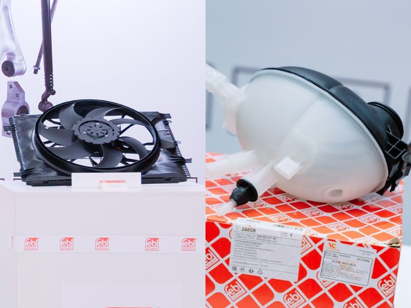 Lịch sử thương hiệu Febi: Lý do gara tin dùng đồ gầm Febi 4 Febi cũng phát triển khá mạnh ở hệ thống làm mát như quạt gió động cơ, bình nước phụ